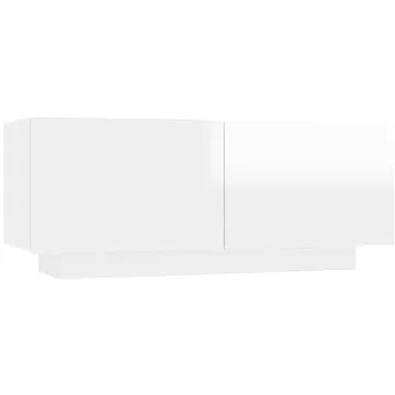 SHUMEE bílá s vysokým leskem 100 × 35 × 40 cm  (804442)