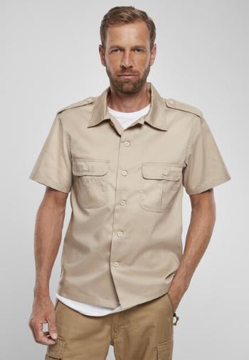 Brandit Short Sleeves US Shirt beige - M