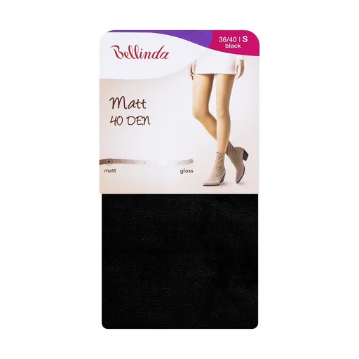 Bellinda MAT 40 DEN vel. 40 dámské punčochové kalhoty 1 ks černé