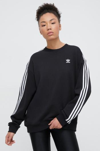 Mikina adidas Originals dámská, černá barva, s aplikací, IU2423