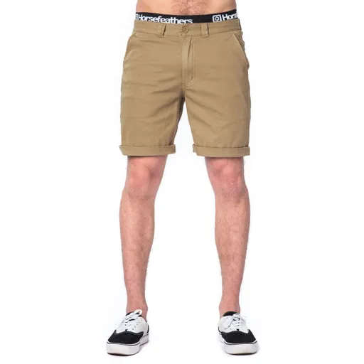 Horsefeathers MACKS SHORTS Pánské kraťasy, béžová, velikost