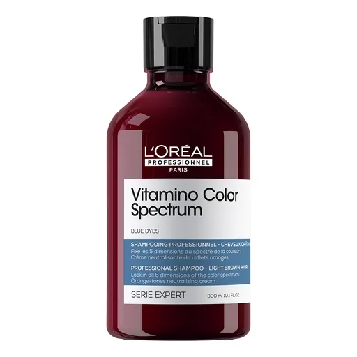 L'Oréal Professionnel Neutralizační šampon pro světle hnědé vlasy Vitamino Color Spectrum Blue Dyes (Professional Shampoo) 300 ml