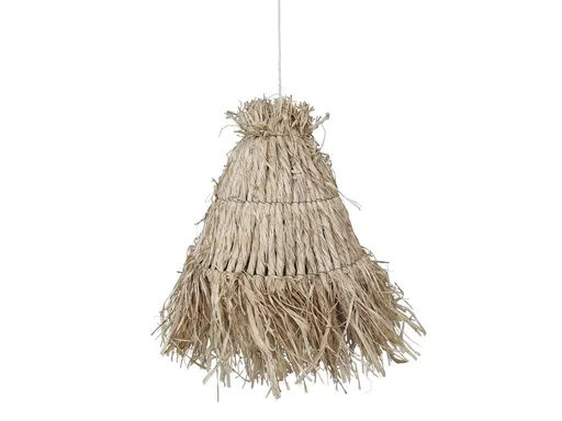 Přírodní závěsné lýkové  stínidlo Raffia - Ø 30*26 cm/ E27 Chic Antique