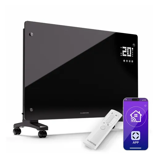 Klarstein Bornholm Smart 2500, konvektor 2500W, WiFi, LED, IP24