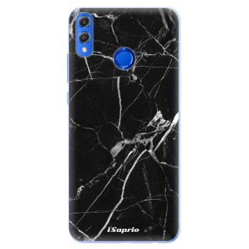 Silikonové pouzdro iSaprio - Black Marble 18 - Huawei Honor 8X