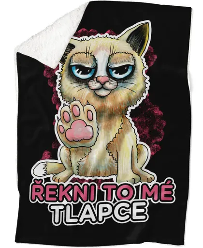 Deka Řekni to mé tlapce (Podšití beránkem: ANO)