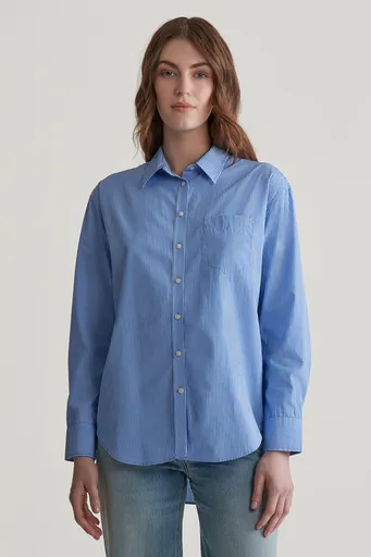 KOŠILE GANT REL STRIPED POPLIN SHIRT CLEAR SKY