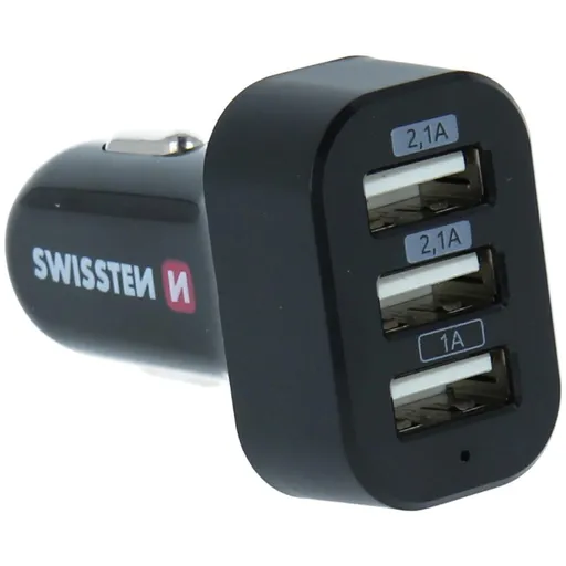 CL ADAPTÉR 3x USB 52A POWER SWISSTEN