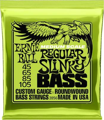 Ernie Ball 2856 Regular Slinky Nickel Wound Medium Scale Bass Strings 45-105 Struny pro baskytaru