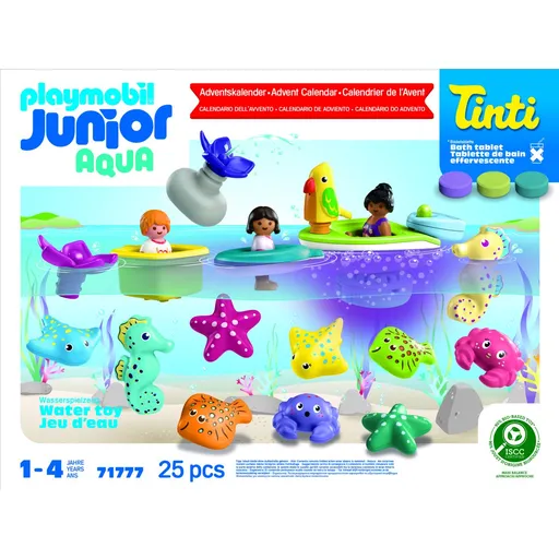 Playmobil Adv.kal.: JUNIOR & Tinti: Barevná zábava do vany
