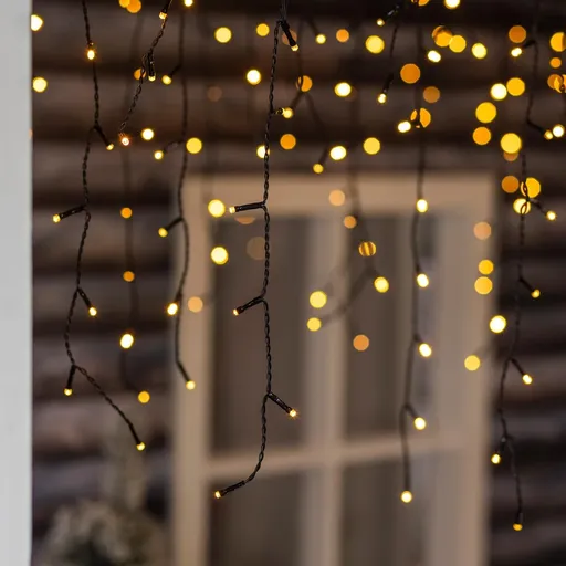 Haushalt international Světelný závěs Ledový déšť, 360 LED