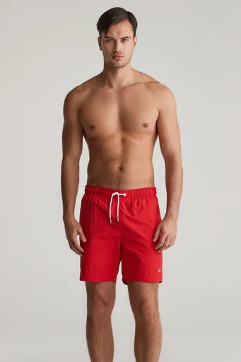 PLAVKY GANT SWIM SHORTS LONG BRIGHT RED
