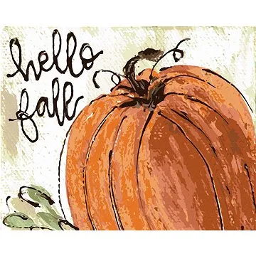 Oranžova dýně (Haley Bush), 80×100 cm, vypnuté plátno na rám (5018713)