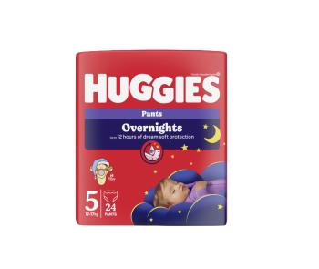 Huggies Overnights Pants 5 12-17 kg dětské pleny 24 ks