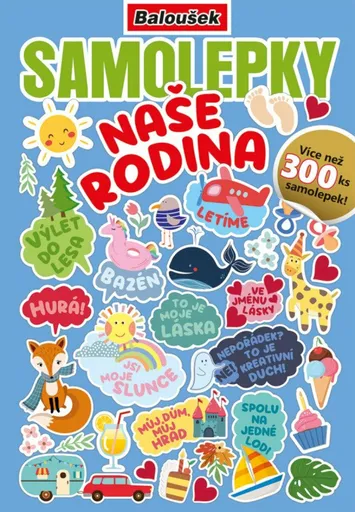 Samolepkový sešit Naše rodina