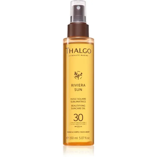Thalgo Riviera Sun Beautyfying Suncare Oil SPF30 vyživujíci suchý olej pro podporu opálení SPF 30 150 ml