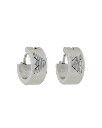 Emporio Armani Stylové kruhové náušnice z oceli EGS3165040