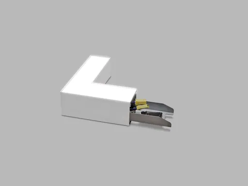 LED2 6315351D LINO II LIGHT CORNER, W DALI/PUSH 12W 3000K/3500K/4000K bílá