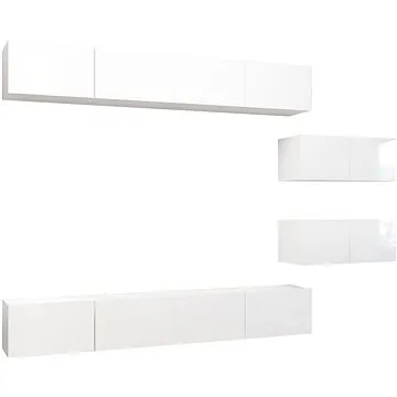 SHUMEE 6 ks bílá s vysokým leskem, 3079358 (3079358)