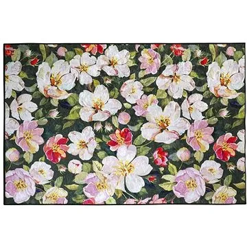 Bellatex Běhoun 3D tisk - 80 × 120 cm - květy (4438)