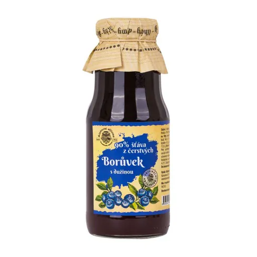Klášterní officína Šťáva z čerstvé borůvky 300 g