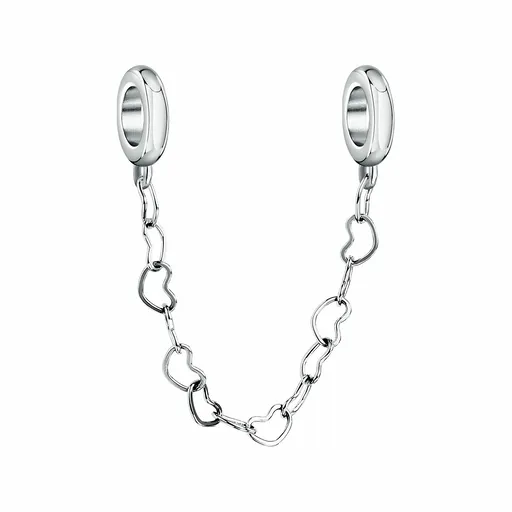 Morellato Ocelový bezpečnostní řetízek se srdíčky Drops SCZ1411