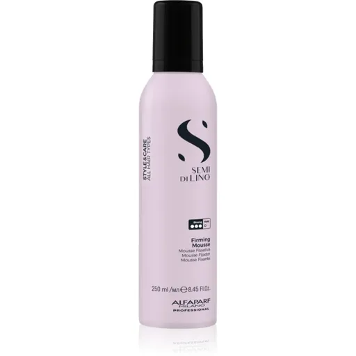 Alfaparf Milano Semi di Lino Style&Care Firming mousse silně fixační pěna na vlasy 250 ml
