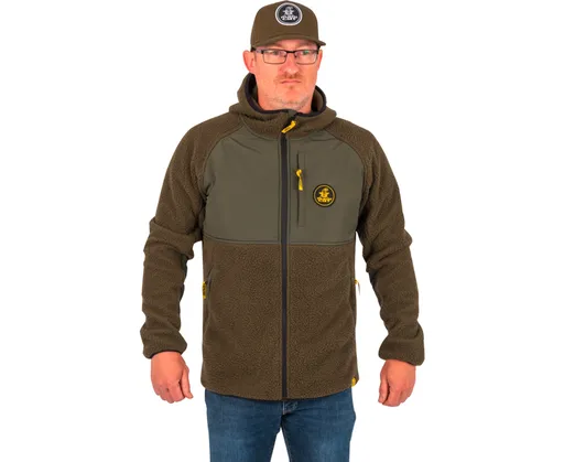 Black cat mikina polar fleece - s