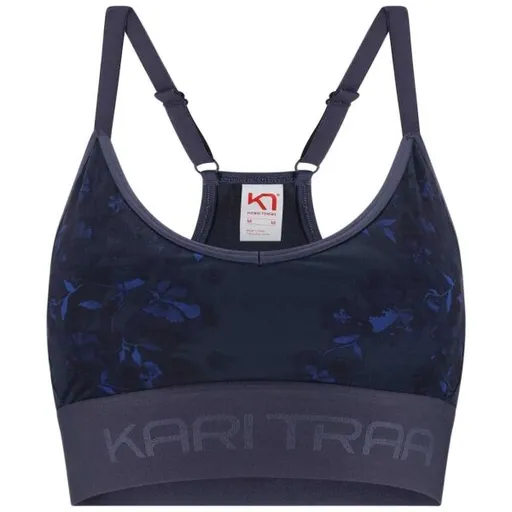 KARI TRAA VAR PRINTED Dámská podprsenka, modrá, velikost