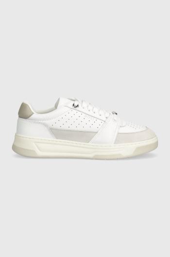 Kožené sneakers boty BOSS Baltimore bílá barva, 50517252