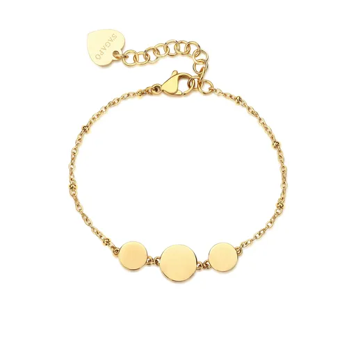 S'Agapõ Pozlacený náramek pro ženy Elysium SUM12