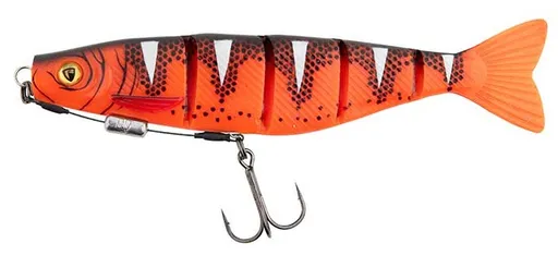 Fox rage gumová nástraha pro shad jointed loaded uv red wake - 18 cm