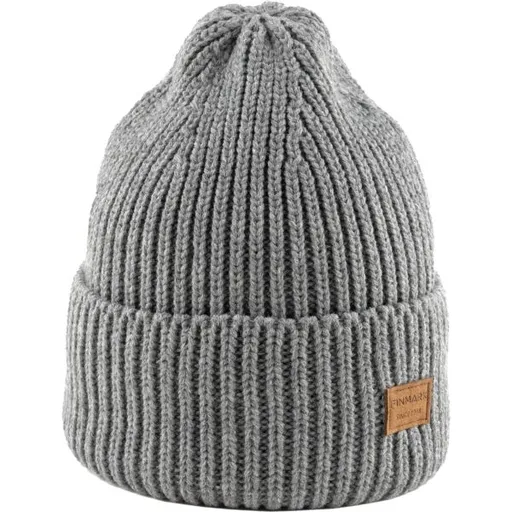Finmark WINTER HAT Zimní pletená čepice, šedá, velikost UNI