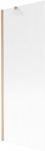 MEXEN/S Next vanová zástěna FIX 70 x 150, proužky, měď kartáčovaná 895-070-000-00-09-65