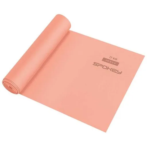 Spokey RIBBON TEX HEAVY Posilovací guma, lososová, velikost