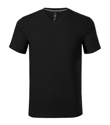 MALFINI Pánské tričko Action V-neck - Černá | 2XL