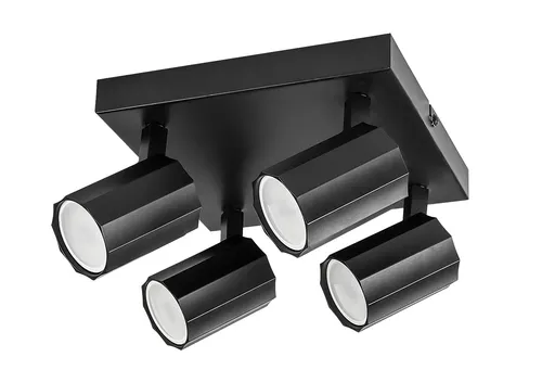 Rabalux Černé stropní svítidlo Rogelio pro žárovku 4x GU10 73026