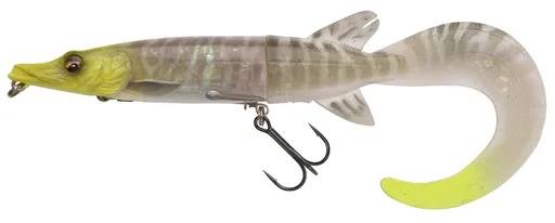 Savage gear gumová nástraha 3d hybrid pike slow sinking white pike - 17 cm 47 g