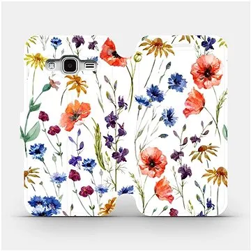 Flip pouzdro na mobil Samsung Galaxy J3 2016 - MP04S Luční kvítí (5903516769049)