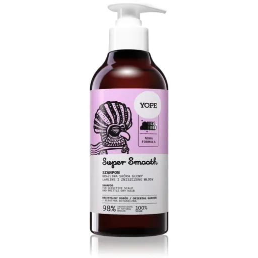 Yope Daily Heroes Smooth Shampoo Oriental Garden posilující šampon pro poškozené a křehké vlasy 300 ml