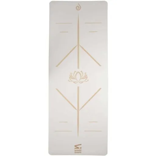 SHARP SHAPE PU YOGA MAT Yoga podložka, bílá, velikost