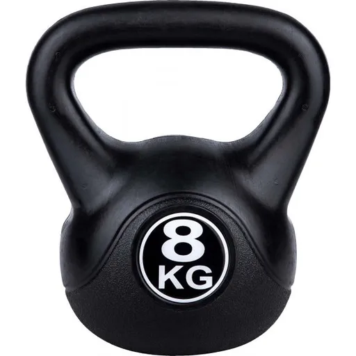 Fitforce FKBP 8 KG Kettlebell, černá, velikost 8 KG