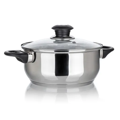 Nerezový hrnec s poklicí Super Value, 22 cm, 3,8 l, pr. 22 cm