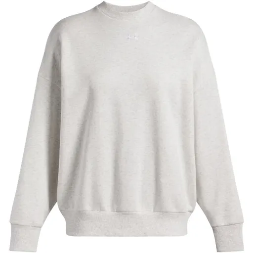 Under Armour RIVAL FLEECE CREW Dámská mikina, šedá, velikost M