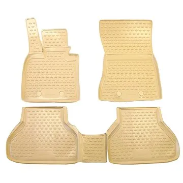 Novline koberce do auta BMW X6 2008-2014 (E71, béžové) (4610031112700)