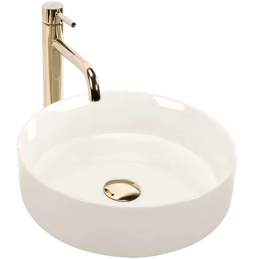 REA Umyvadlo na desku SAMI ECRU SHINY REA-U4590