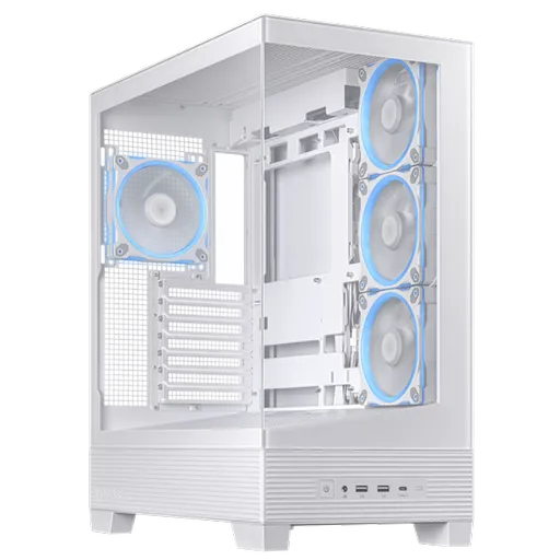 ASUS case A31 PLUS TG ARGB FANS white