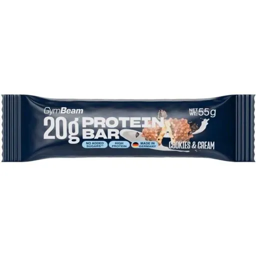 GymBeam PROTEIN BAR 55 G COOKIES KRÉM Proteinová tyčinka, , velikost 55 G