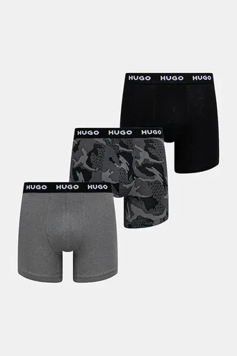 Boxerky HUGO BOXERBR TRIPLET DESIGN 3-pack