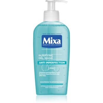 MIXA Anti-Imperfection čisticí pleťový gel bez obsahu mýdla 200 ml